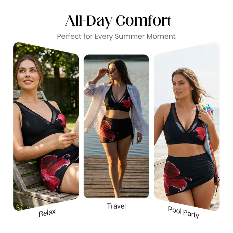 👙🌊ZAVITI BIKINI Z RIBICAMI – Z VRVICO, POLETNI STIL