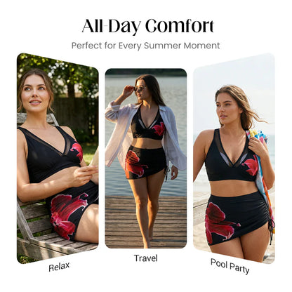 👙🌊ZAVITI BIKINI Z RIBICAMI – Z VRVICO, POLETNI STIL