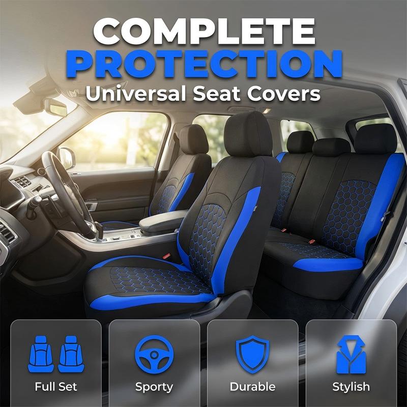 🚗Univerzalni komplet 9 prevlek za avtomobilske sedeže za modele s 5 sedeži🛡️