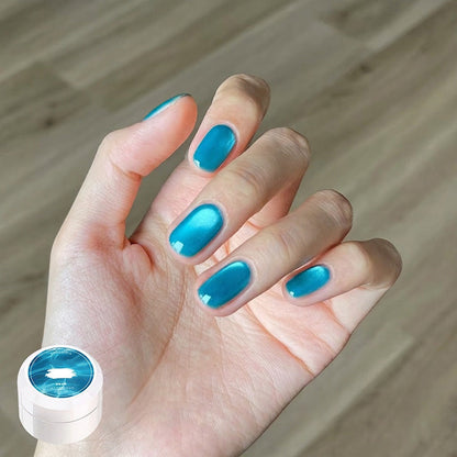 Gel lak za nohte s učinkom mačjega očesa | Magnetni blesk in sijaj za profesionalno manikuro ✨
