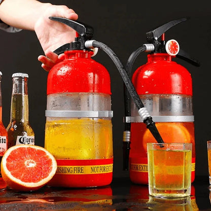 Sod piva v obliki gasilnega aparata + 🍺vrček piva – 2-litrski ročni točilnik 🍺 [Kupite enega, dobite enega brezplačno]