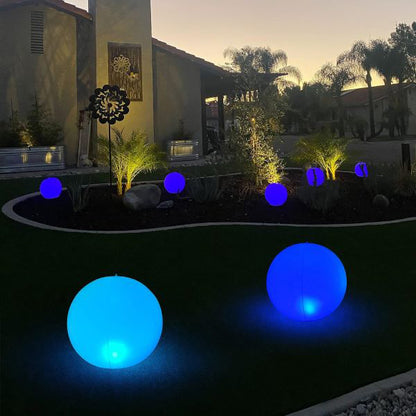 🚨Napihljiva plavajoča svetilka za bazen | POOLGLO LED žoga💡🟠🟡⚪