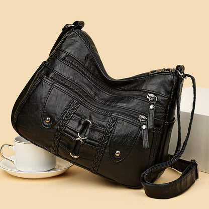Torba čez telo iz opranega usnja 👜