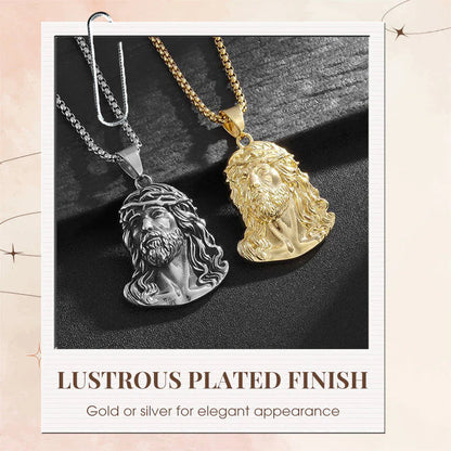 Ogrlica z obeskom, ki prikazuje podobo Jezusa