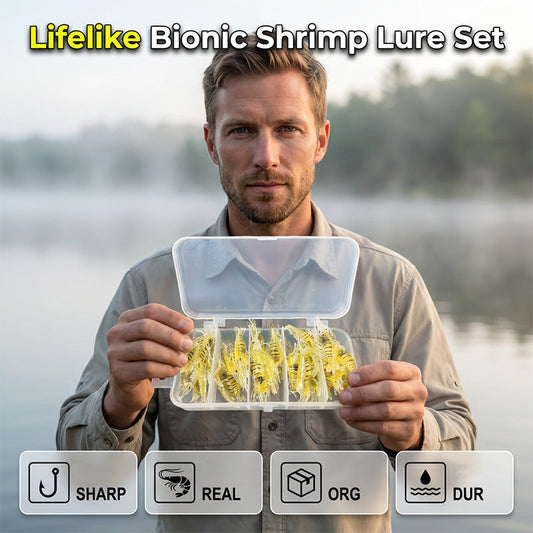 🎣🎣Komplet Mehkih Vab Bioničnih Kozic za Ribolov🏖️