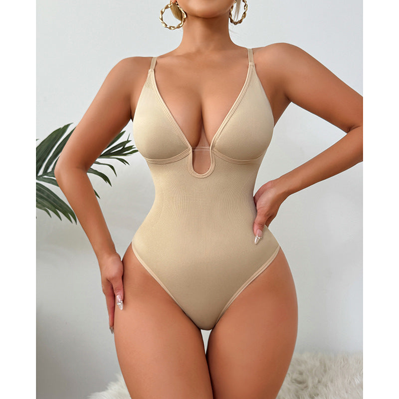 Dámske tvarujúce body s hlbokým výstrihom do V【🔥🔥Kupi 1 dobi 1 gratis】