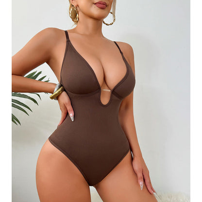 Dámske tvarujúce body s hlbokým výstrihom do V【🔥🔥Kupi 1 dobi 1 gratis】