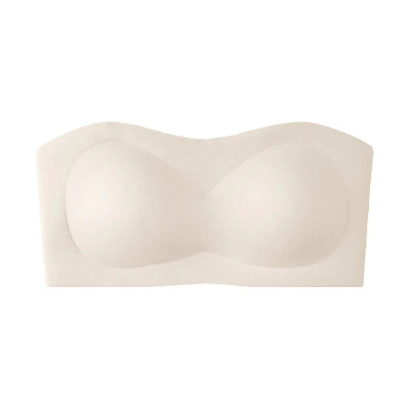 Dámska podprsenka bez ramienok – Push-up Bandeau | Protišmyková, Bezkosticová, Bezšvová【🔥1+1 zadarmo】