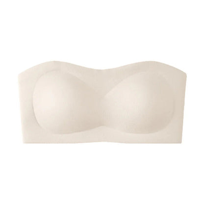 Dámska podprsenka bez ramienok – Push-up Bandeau | Protišmyková, Bezkosticová, Bezšvová【🔥1+1 zadarmo】