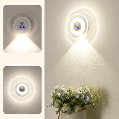 Pametna LED ura z nočno lučko in senzorjem gibanja – 3 barve svetlobe