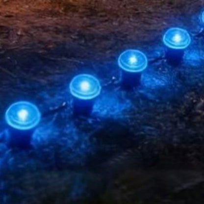 🚨Sončne solarne vrtne svetilke za pot | LED solarne luči za vrt💡