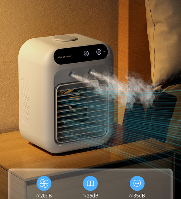 Prenosna 3-v-1 tiha ventilatorska klimatska naprava