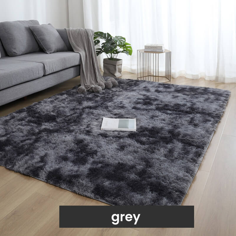 ⏳Časovno omejen popust 50%⏰Plišasta preproga v sivih odtenkih 🛋️