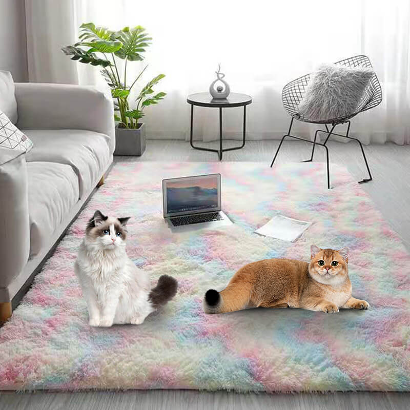 ⏳Časovno omejen popust 50%⏰Plišasta preproga v sivih odtenkih 🛋️