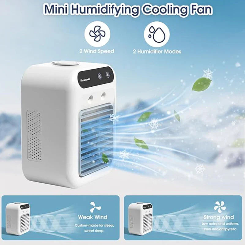 Prenosna 3-v-1 tiha ventilatorska klimatska naprava