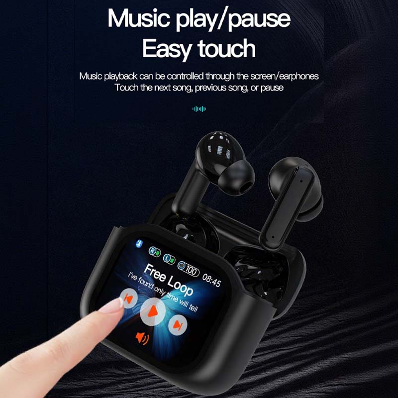 Kompaktne slušalke z upravljanjem na dotik in čistim zvokom 🎧
