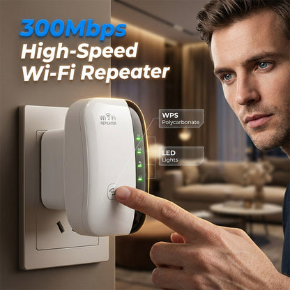 📶Wi-Fi repetitor in ojačevalnik signala s hitrostjo 300 Mbps